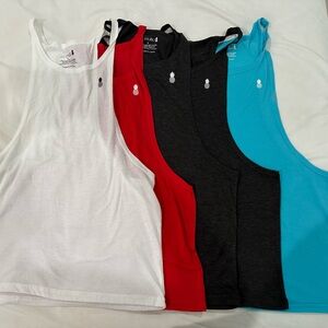 Five JJMalibu Tank Tops in Small